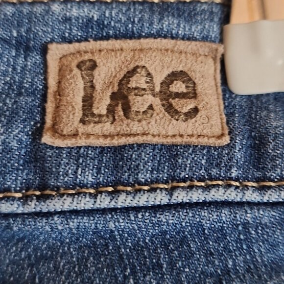 Lee Straight Leg Mid Rise Size 8 Women's Jeans - Picture 3 of 5